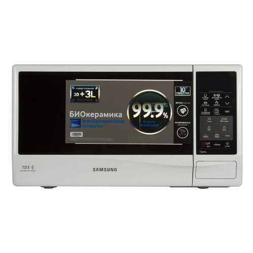 Микроволновая печь с грилем Samsung GE83KRW-2/BW white в ТехноПоинт