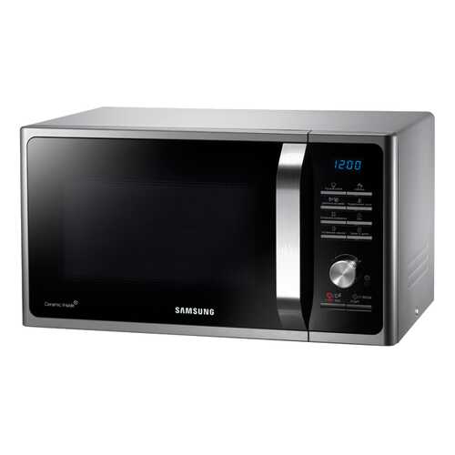 Микроволновая печь соло Samsung MS23F302TQS silver/black в ТехноПоинт