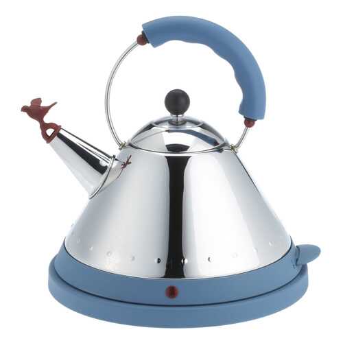 Чайник электрический Alessi MG32 AZ Silver/Blue в ТехноПоинт