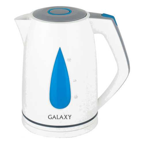 Чайник электрический Galaxy GL 0201 Blue/White в ТехноПоинт