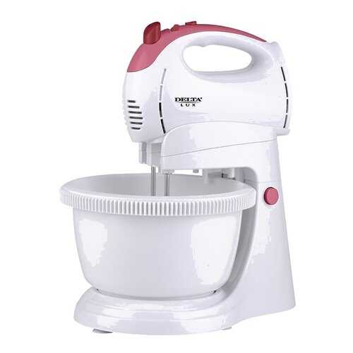 Миксер Delta Lux DL-5071C White/Pink в ТехноПоинт