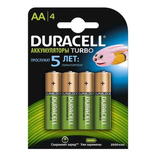 Аккумуляторная батарея Duracell HR6-4BL 4 шт в ТехноПоинт