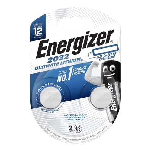 Батарея Energizer Ultimate Lithium CR2032 BP2 (E301319300) в ТехноПоинт