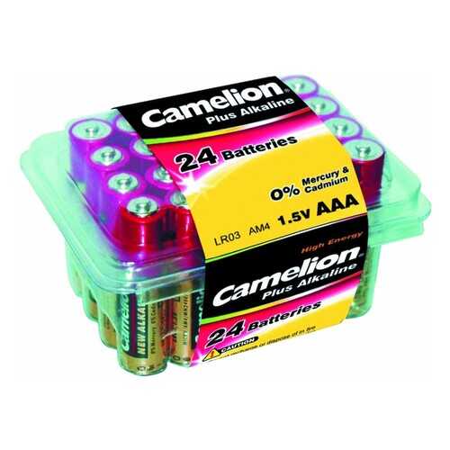 Батарейка Camelion LR03Plus Alkaline PB-24 24 шт в ТехноПоинт