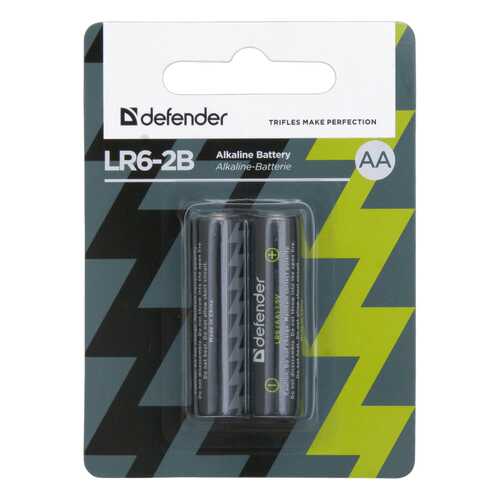 Батарейка Defender LR6-2B 2 шт в ТехноПоинт