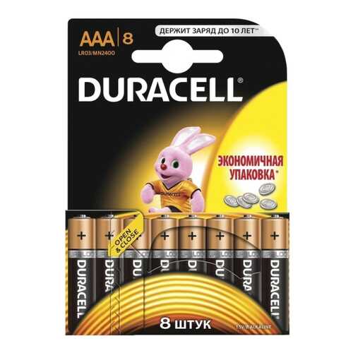 Батарейка Duracell Basic LR03/MN2400 8 шт в ТехноПоинт