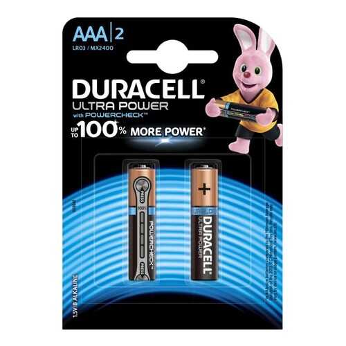 Батарейка DURACELL UltraPower LR03/2BL 2 шт в ТехноПоинт