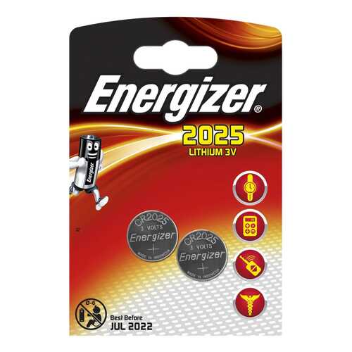 Батарейка Energizer CR2025 2 шт в ТехноПоинт