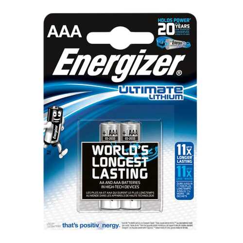 Батарейка Energizer Ultimate lithium AAA FSB2 2 шт в ТехноПоинт