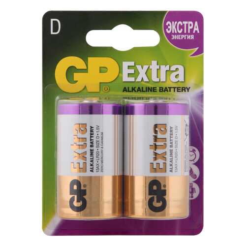 Батарейка GP Extra D (LR20) (13AXNEW-2CR2) 2 шт в ТехноПоинт