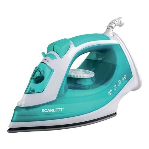 Утюг Scarlett SC - SI30P09 White/Cyan в ТехноПоинт