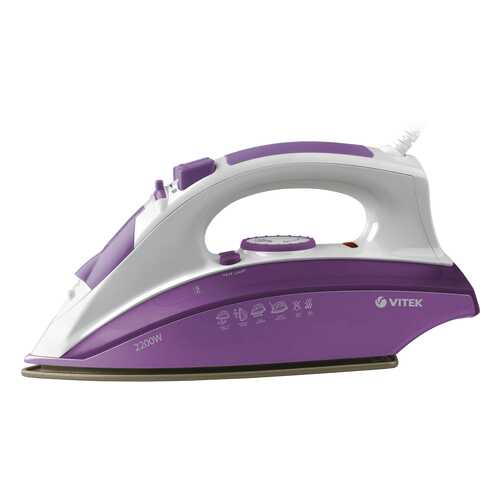 Утюг VITEK VT-1209 White/Purple в ТехноПоинт