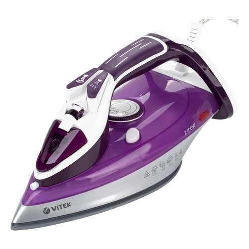 Утюг VITEK VT-1246 White/Purple в ТехноПоинт