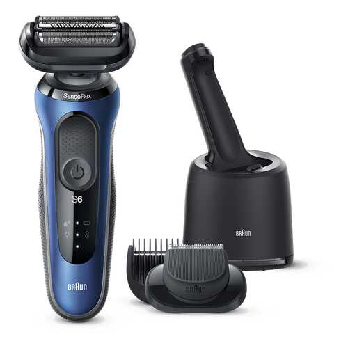 Электробритва Braun Series 6 60-B7500cc Blue в ТехноПоинт