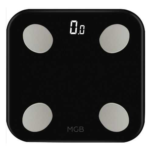 Весы напольные MGB Body Fat Scale Glass Edition Black в ТехноПоинт