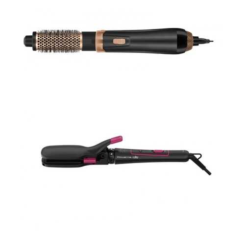 Комплект Фен-щетка Rowenta Hot Air Brush Set CF7819+Мультистайлер Rowenta For Elite CF4102 в ТехноПоинт