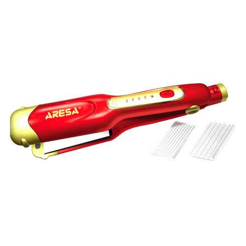 Выпрямитель волос Aresa AR-3322 Gold/Red в ТехноПоинт