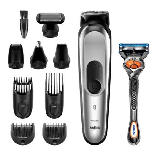 Триммер для бороды Braun MGK7220 + Бритва Gillette в ТехноПоинт