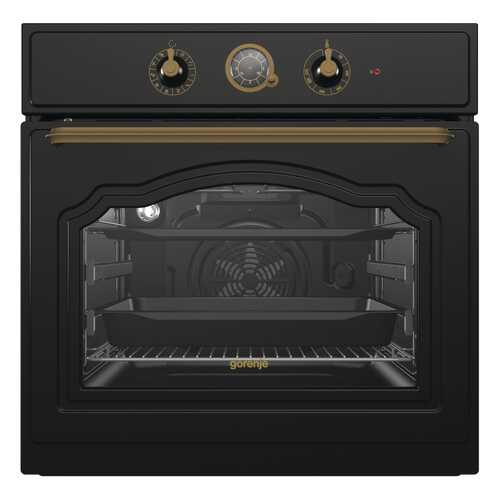 Встраиваемый электрический духовой шкаф Gorenje BO7732CLB Black в ТехноПоинт