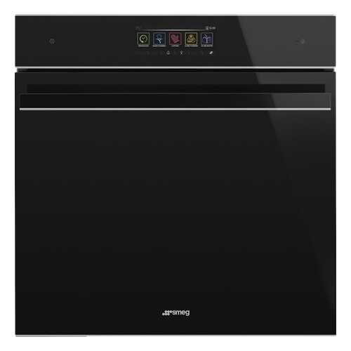 Встраиваемый электрический духовой Smeg SFP6606WSPNX Black в ТехноПоинт