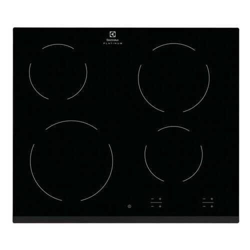 Встраиваемая варочная панель электрическая Electrolux EHF96240FK Black в ТехноПоинт