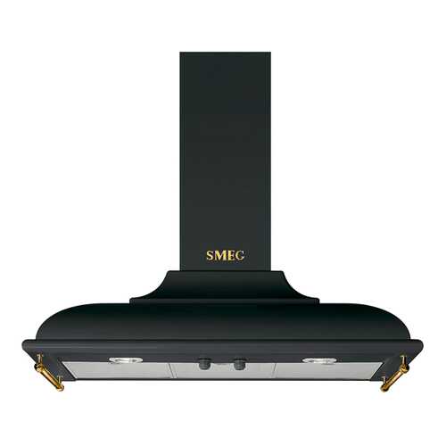 Вытяжка купольная Smeg KC19AOE Black/Gold в ТехноПоинт